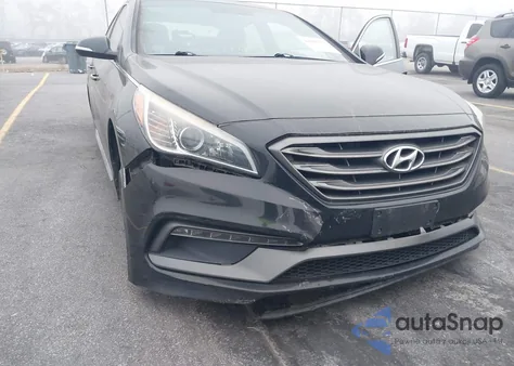 2017 Hyundai Sonata Sport 2.0T из США, поврежденный, VIN 5NPE34AB3HH536430